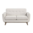 Martina Beige Loveseat by Homelegance at Eve Furniture