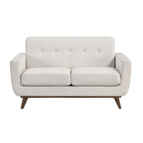 Martina Beige Loveseat by Homelegance at Eve Furniture