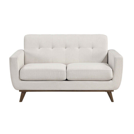Martina Beige Loveseat by Homelegance at Eve Furniture