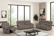 Martina Brown 3-Piece Reclining Set by Happy Homes at Eve Furniture