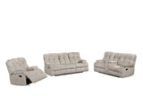 Martina Gray 3-Piece Reclining Set by Happy Homes at Eve Furniture