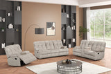 Martina Gray 3-Piece Reclining Set by Happy Homes at Eve Furniture