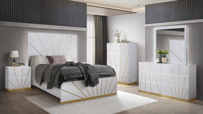 Martina White Bedroom Set by New Era Innovations at Eve Furniture