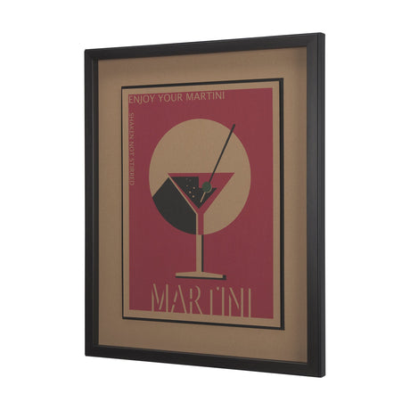 Martini by Simeng a Framed Art Print Matted under Glass by Mercana at Eve Furniture