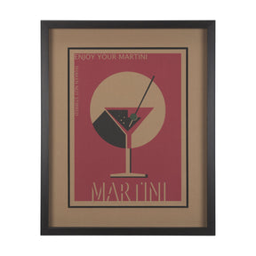 Martini by Simeng a Framed Art Print Matted under Glass by Mercana at Eve Furniture