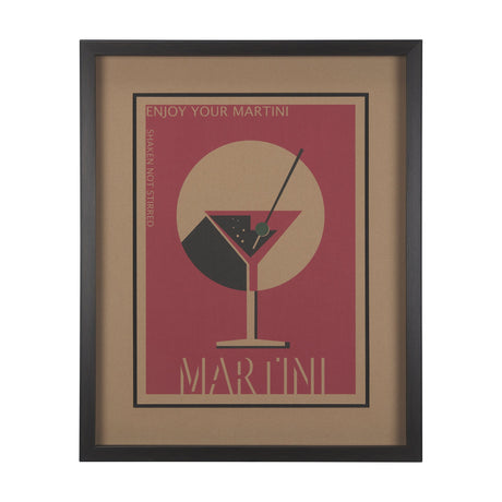 Martini by Simeng a Framed Art Print Matted under Glass by Mercana at Eve Furniture