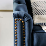 Martinique Blue Sofa by Furniture of America at Eve Furniture