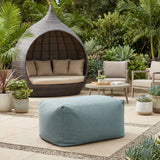 Martinique Brown & Beige Outdoor Beach Daybed by Zuomod at Eve Furniture