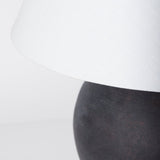 Marvin Black Ceramic Table Lamp by Mercana at Eve Furniture