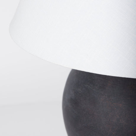 Marvin Black Ceramic Table Lamp by Mercana at Eve Furniture