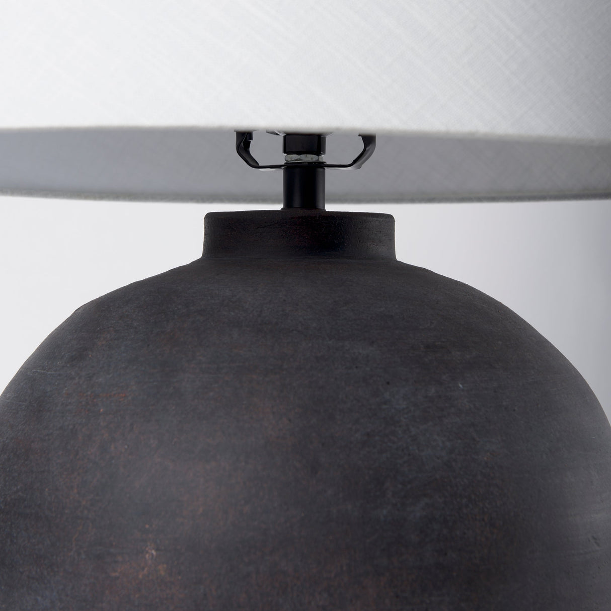 Marvin Black Ceramic Table Lamp by Mercana at Eve Furniture
