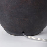 Marvin Black Ceramic Table Lamp by Mercana at Eve Furniture