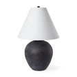 Marvin Black Ceramic Table Lamp by Mercana at Eve Furniture