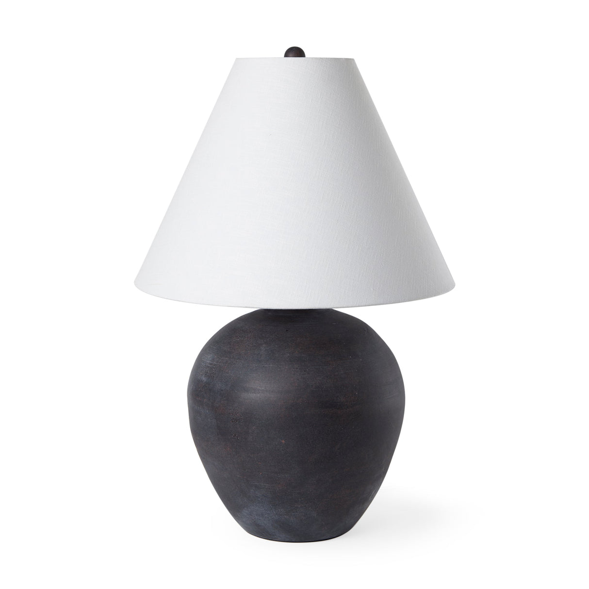 Marvin Black Ceramic Table Lamp by Mercana at Eve Furniture