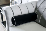 Marvin Pewter Sofa & Loveseat by Furniture of America at Eve Furniture