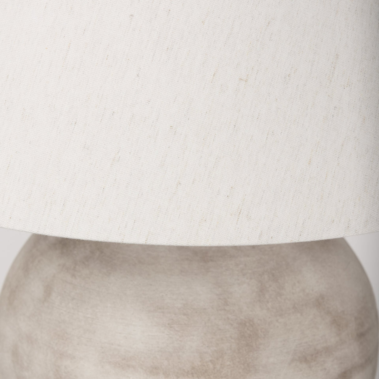 Marvin Taupe Ceramic Table Lamp by Mercana at Eve Furniture