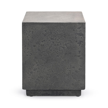 Marwin Dark Gray 16" Square Outdoor End Table by Classic Home at Eve Furniture