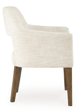 Marxmore Beige/Brown Dining Arm Chair, Set of 2