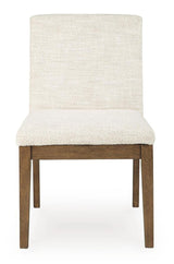 Marxmore Beige/Brown Dining Chair, Set of 2