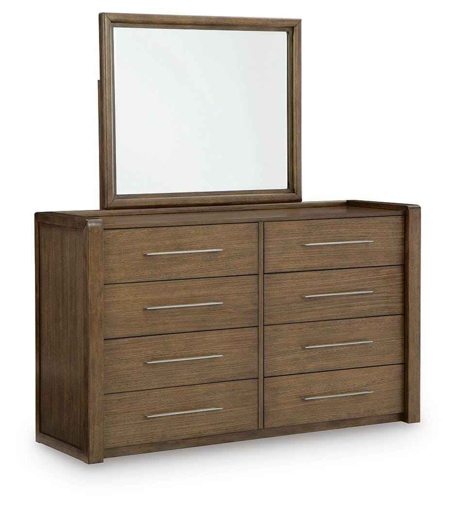 Marxmore Brown Dresser and Mirror by Ashley at Eve Furniture