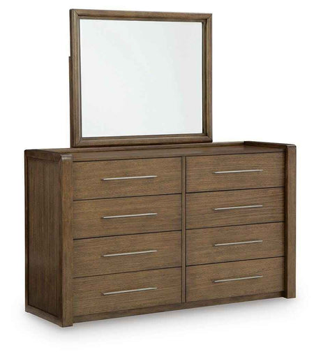 Marxmore Brown Dresser and Mirror by Ashley at Eve Furniture
