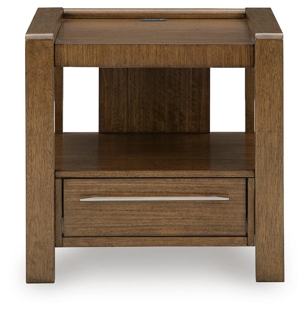 Marxmore Brown Square End Table by Ashley at Eve Furniture