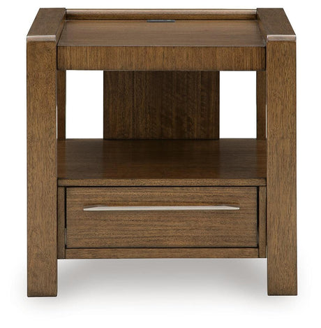 Marxmore Brown Square End Table by Ashley at Eve Furniture