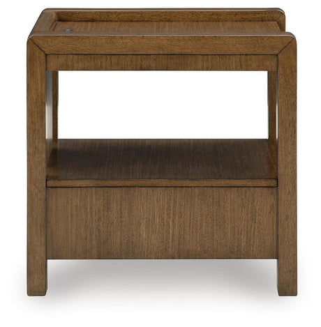 Marxmore Brown Square End Table by Ashley at Eve Furniture