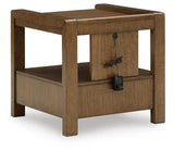 Marxmore Brown Square End Table by Ashley at Eve Furniture