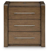 Marxmore Brown Three Drawer Nightstand by Ashley at Eve Furniture