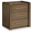 Marxmore Brown Three Drawer Nightstand by Ashley at Eve Furniture