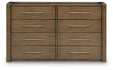 Marxmore Brown Upholstered Storage Panel Bedroom Set by Ashley at Eve Furniture