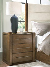 Marxmore Brown Upholstered Storage Panel Bedroom Set by Ashley at Eve Furniture