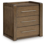 Marxmore Brown Upholstered Storage Panel Bedroom Set by Ashley at Eve Furniture