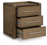 Marxmore Brown Upholstered Storage Panel Bedroom Set by Ashley at Eve Furniture