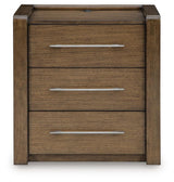 Marxmore Brown Upholstered Storage Panel Bedroom Set by Ashley at Eve Furniture
