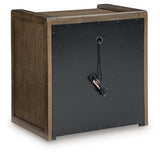 Marxmore Brown Upholstered Storage Panel Bedroom Set by Ashley at Eve Furniture