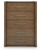 Marxmore Brown Upholstered Storage Panel Bedroom Set by Ashley at Eve Furniture