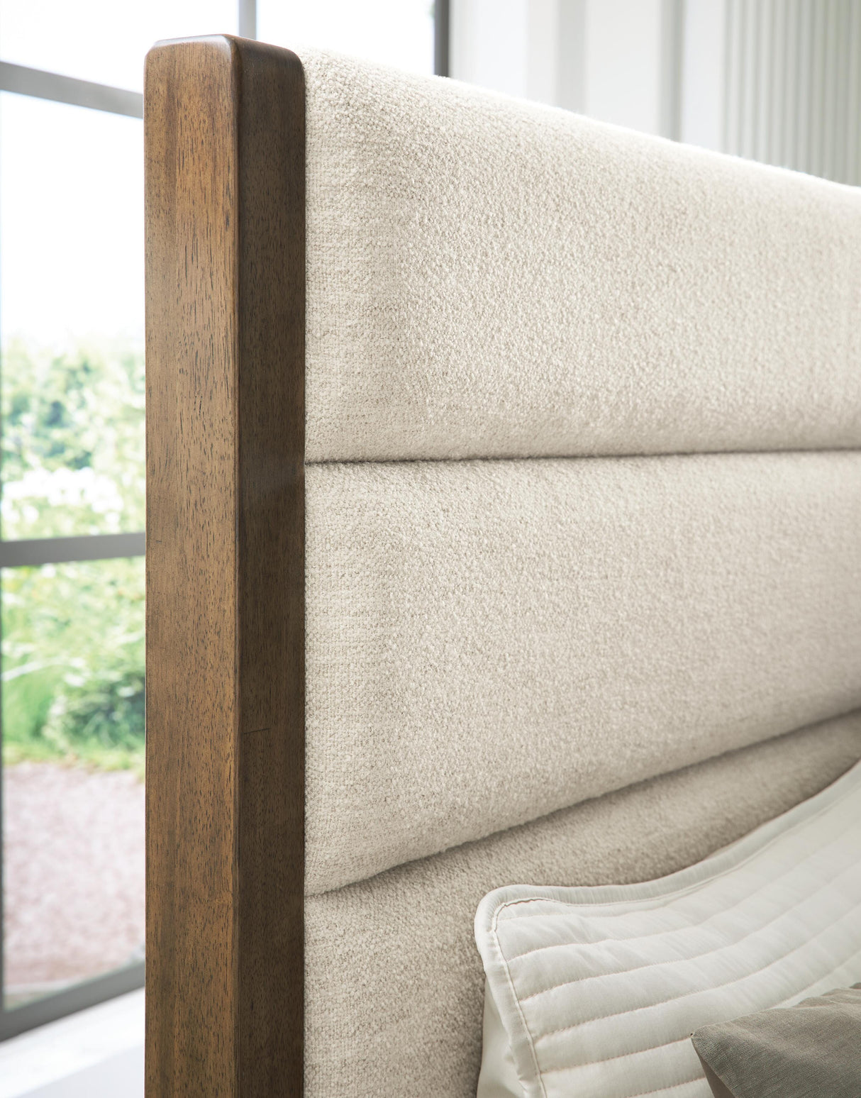 Marxmore Brown Upholstered Storage Panel Bedroom Set by Ashley at Eve Furniture