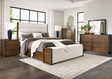 Marxmore Brown Upholstered Storage Panel Bedroom Set by Ashley at Eve Furniture