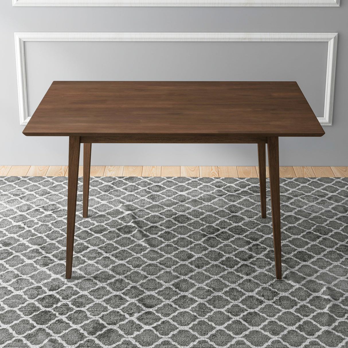 Mary Modern Style Solid Wood Rectangular Dining Kitchen Table 47" by Ashcroft Furniture at Eve Furniture