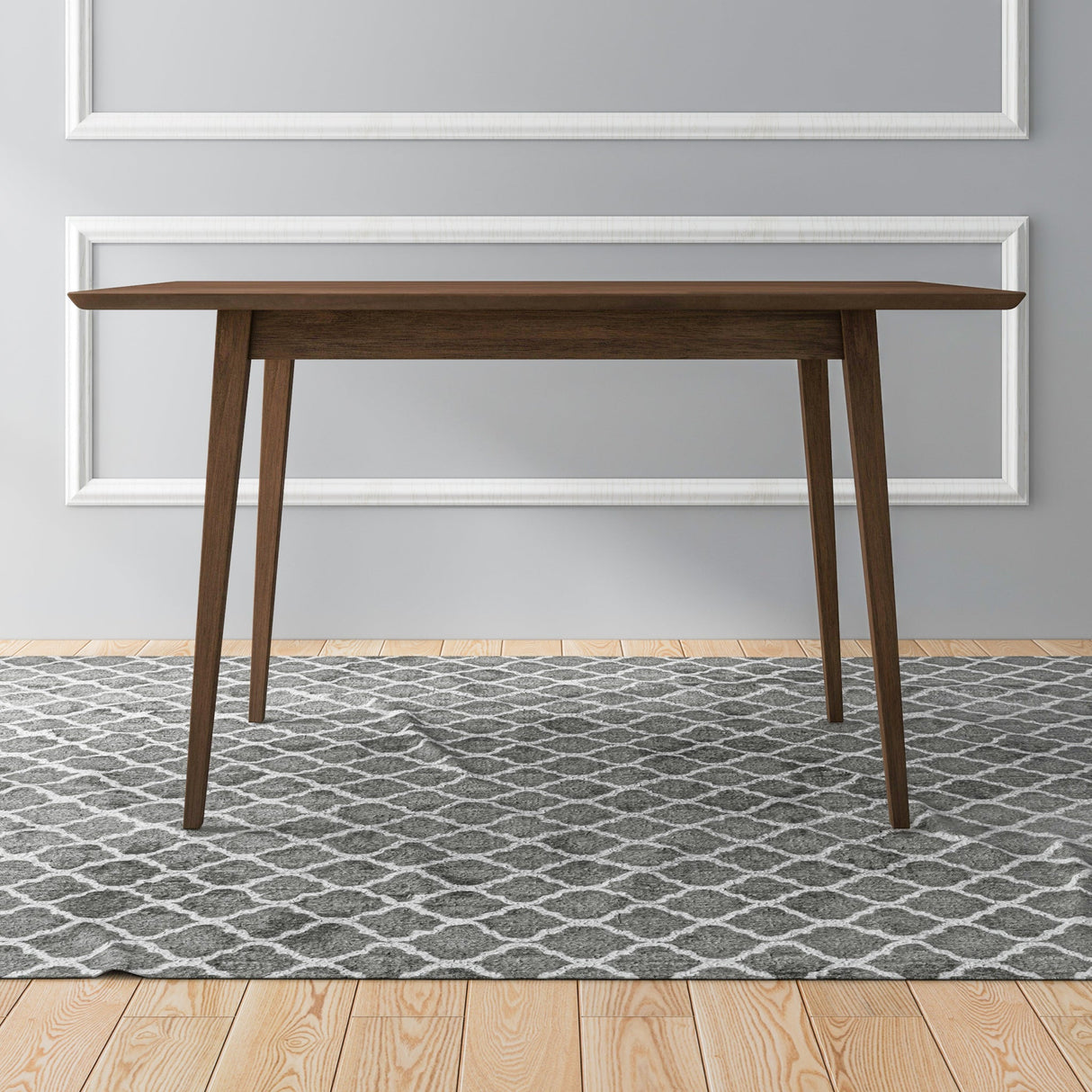 Mary Modern Style Solid Wood Rectangular Dining Kitchen Table 47" by Ashcroft Furniture at Eve Furniture