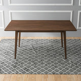 Mary Modern Style Solid Wood Rectangular Dining Kitchen Table 63" by Ashcroft Furniture at Eve Furniture