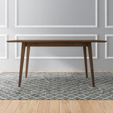 Mary Modern Style Solid Wood Rectangular Dining Kitchen Table 63" by Ashcroft Furniture at Eve Furniture