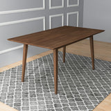 Mary Modern Style Solid Wood Rectangular Dining Kitchen Table 63" by Ashcroft Furniture at Eve Furniture