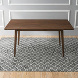 Mary Modern Style Solid Wood Rectangular Dining Kitchen Table 63" by Ashcroft Imports at Eve Furniture