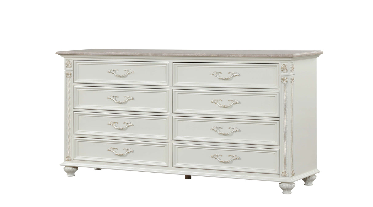 Marya White Bedroom Set by Cosmos Furniture at Eve Furniture