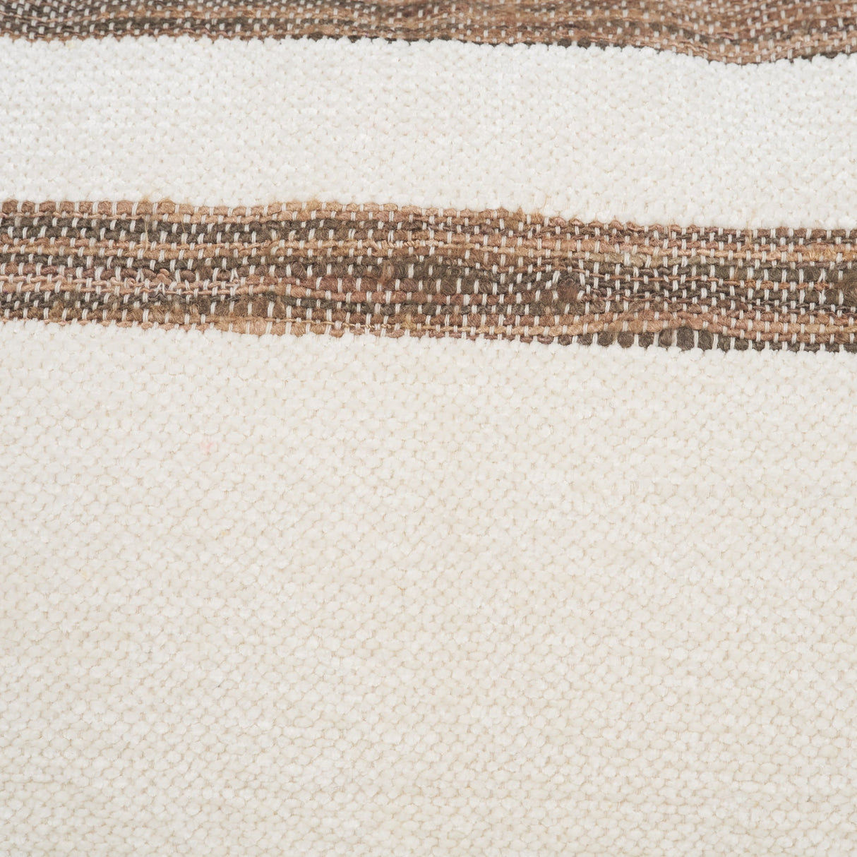 Maryn 13x21 Lumbar Cream w/ Brown Stripes Decorative Pillow Cover by Mercana at Eve Furniture