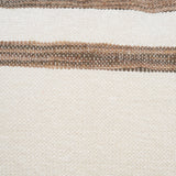 Maryn 13x21 Lumbar Cream w/ Brown Stripes Decorative Pillow Cover by Mercana at Eve Furniture