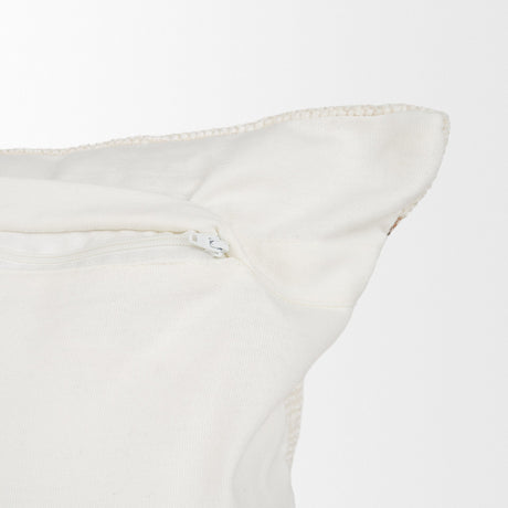 Maryn 13x21 Lumbar Cream w/ Brown Stripes Decorative Pillow Cover by Mercana at Eve Furniture